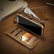 Load image into Gallery viewer, Handmade Luxury Retro Leather Comfort Wallet Phone Case