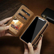 Load image into Gallery viewer, Handmade Luxury Retro Leather Comfort Wallet Phone Case