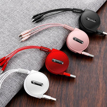 Load image into Gallery viewer, Multi-function 3 in 1 USB Charging Cable