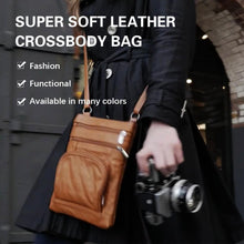 Load image into Gallery viewer, Super Soft Leather Crossbody Bag