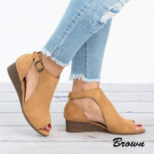 Load image into Gallery viewer, Peep Toe Chic Sandals