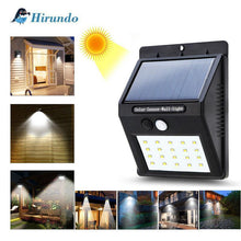 Load image into Gallery viewer, 20 LED Solar Lamps Outdoor, Super Bright Wall Lamp with Motion Sensor