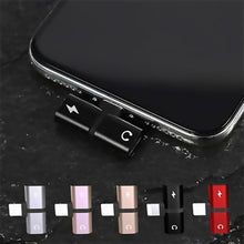 Load image into Gallery viewer, 2-In-1 Dual-Port Headphone Adapter For iPhone