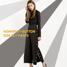 Load image into Gallery viewer, Magoloft Button Side Slit Pants