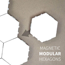 Load image into Gallery viewer, Magoloft Hexagonal Wall Lamp Creative Geometry Assembly