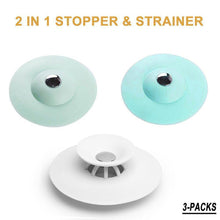 Load image into Gallery viewer, Multifunctional Drain Stoppers, 3 packs
