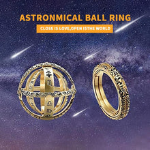 Load image into Gallery viewer, ASTRONOMICAL RING. Close is love. Open is the world.