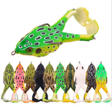 Load image into Gallery viewer, Double Propeller Frog Soft Bait(1 or 5 pics)