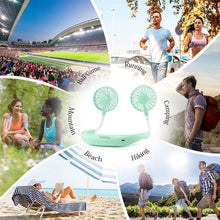 Load image into Gallery viewer, Rechargeable Mini Neck Fans