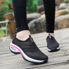 Load image into Gallery viewer, Magoloft Women Breathable Mesh Slip On Sneakers