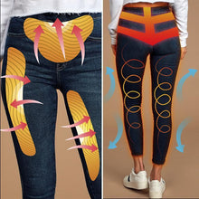 Load image into Gallery viewer, Fleece-Lined Denim Leggings
