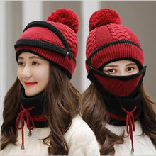 Load image into Gallery viewer, Women's Winter Beanie and Scarf