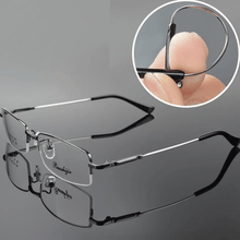 Load image into Gallery viewer, Titanium Progressive Far and Near Dual-use Reading Glasses