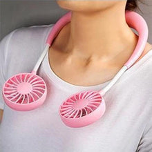 Load image into Gallery viewer, Rechargeable Mini Neck Fans