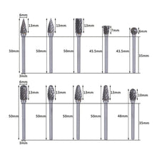 Load image into Gallery viewer, DOMOM 10 in 1 Tungsten Steel Grinding Head ( 10PCS )
