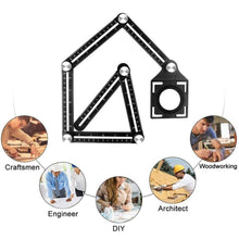 Load image into Gallery viewer, Amenitee Six-Sided Aluminum Alloy Angle Measuring Tool