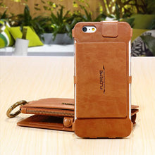Load image into Gallery viewer, Handmade Luxury Retro Leather Comfort Wallet Phone Case