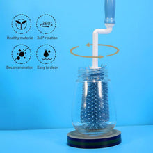 Load image into Gallery viewer, Silicone 360-degree Pacifier Cleaning Brush Set