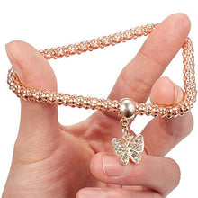 Load image into Gallery viewer, Charm Rhinestone Popcorn Bracelet