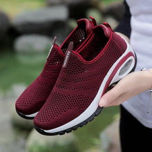 Load image into Gallery viewer, Magoloft Women Breathable Mesh Slip On Sneakers