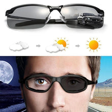 Load image into Gallery viewer, Intelligent photochromic polarized sunglasses 100% UV protection- Perfect for Fisherman