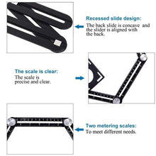 Load image into Gallery viewer, Amenitee Six-Sided Aluminum Alloy Angle Measuring Tool