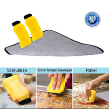 Load image into Gallery viewer, 0606-Silicone Cleaning Brush Scrub .Scrape & Squeegee