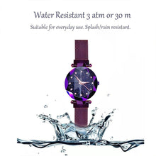 Load image into Gallery viewer, Women Starry Waterproof Watch