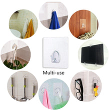 Load image into Gallery viewer, Waterproof Reusable Seamless Sticky Transparent Frosted Hooks