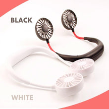 Load image into Gallery viewer, Rechargeable Mini Neck Fans