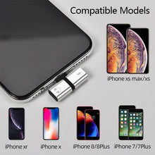 Load image into Gallery viewer, 2-In-1 Dual-Port Headphone Adapter For iPhone