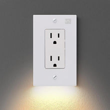 Load image into Gallery viewer, Hirundo Outlet Wall Plate With LED Night Lights
