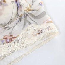 Load image into Gallery viewer, Front Zipper Massage Padding Print Lace-trim Bras
