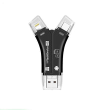 Load image into Gallery viewer, 4-in-1 Portable Memory Card Reader For Phones
