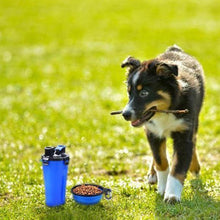Load image into Gallery viewer, Magoloft 2-in-1 Pet Travel Water &amp; Food Bottle with Foldable Bowl
