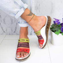 Load image into Gallery viewer, Modern Multi-color Stitching Slippers
