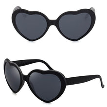 Load image into Gallery viewer, Large Oversized Womens Heart Shaped Sunglasses
