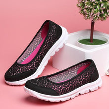 Load image into Gallery viewer, Women&#39;s Lace Screen Breathable Net Flat Shoes
