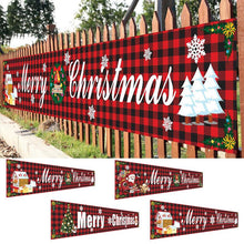 Load image into Gallery viewer, Christmas Outdoor Banner Flag Pulling
