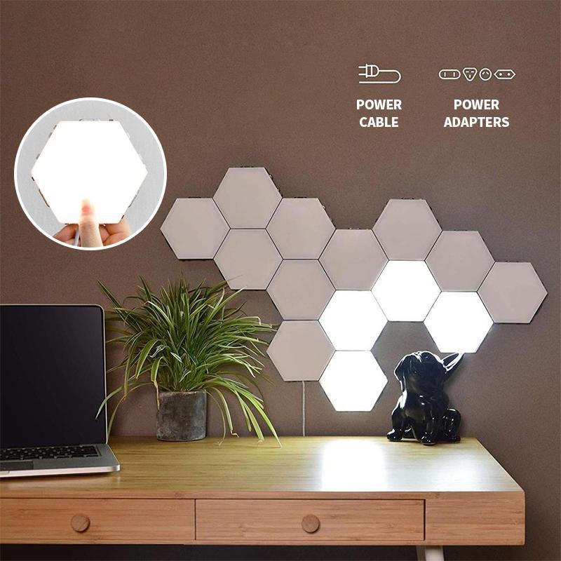 Magoloft  Hexagonal Wall Lamp Creative Geometry Assembly