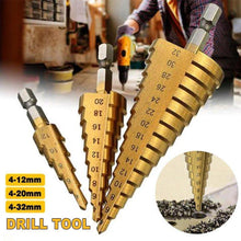 Load image into Gallery viewer, Titanium Step Drill (3 pieces)
