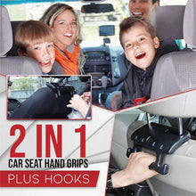 Load image into Gallery viewer, 2-in-1 Car Seat Hand Grip Plus Hooks
