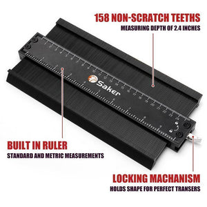 Saker Contour Gauge Profile Tool - Upgraded Version