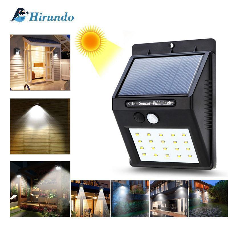 20 LED Solar Lamps Outdoor, Super Bright Wall Lamp with Motion Sensor