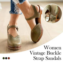 Load image into Gallery viewer, Fashion Retro Round Head With Sandals
