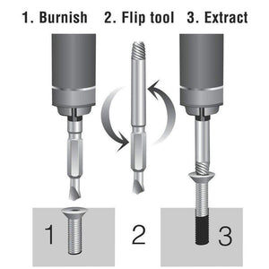 Damaged Screw Extractor (Set of 4)