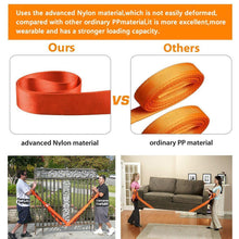 Load image into Gallery viewer, 2pcs Adjustable Furniture Teamstrap Moving and Lifting Straps
