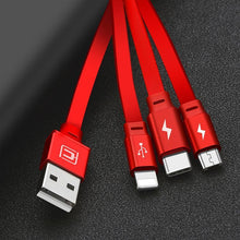Load image into Gallery viewer, Multi-function 3 in 1 USB Charging Cable
