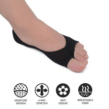 Load image into Gallery viewer, Open-toed Silicone Pad Liner Socks
