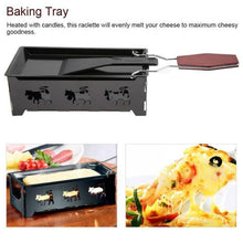 Load image into Gallery viewer, Non-stick Black Iron Cheese Raclette Grill Plate
